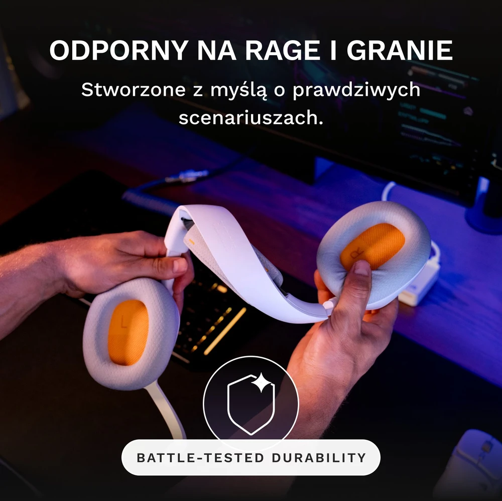 Ausinės Glorious GHS Belaidės InfinitePlay Balta (GLO-A-5-PC-WHT)