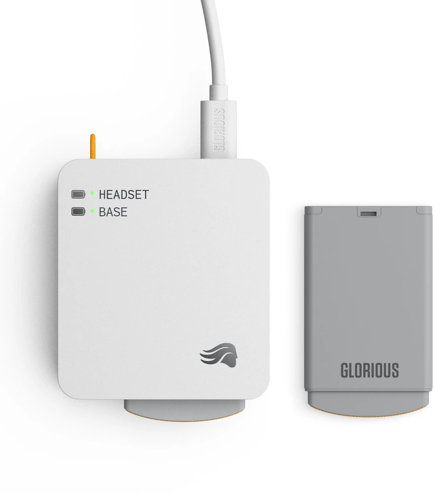 Ausinės Glorious GHS Belaidės InfinitePlay Balta (GLO-A-5-PC-WHT)