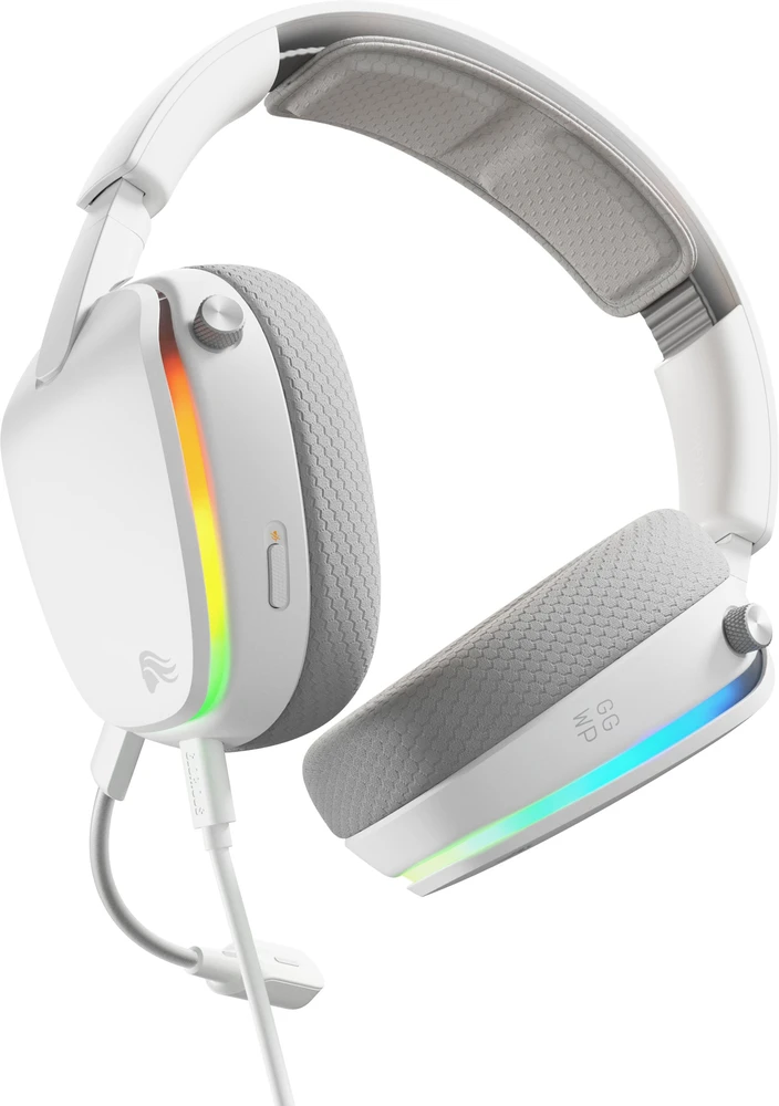 Ausinės Glorious GHS Eternal RGB Balta (GLO-A-2PC-WHT)