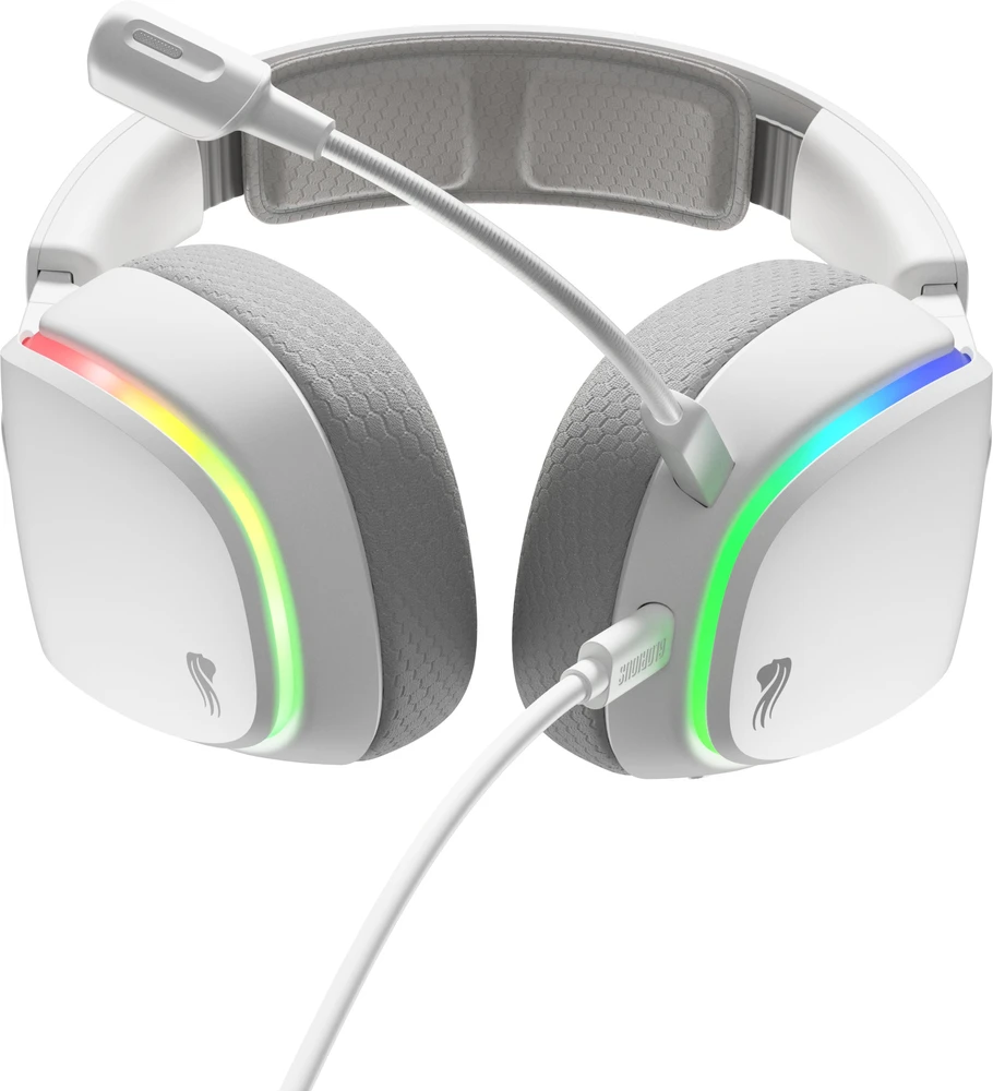 Ausinės Glorious GHS Eternal RGB Balta (GLO-A-2PC-WHT)