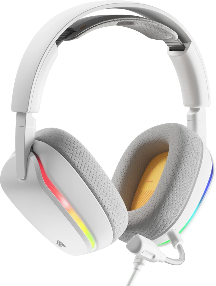 Ausinės Glorious GHS Eternal RGB Balta (GLO-A-2PC-WHT)