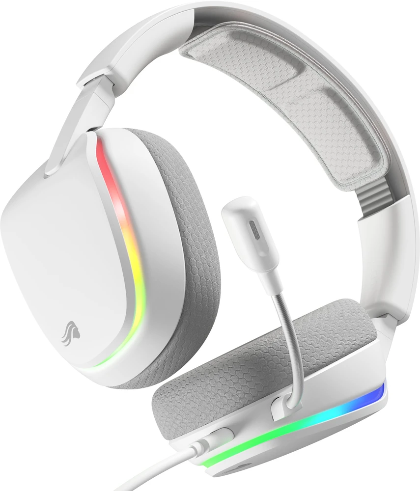 Ausinės Glorious GHS Eternal RGB Balta (GLO-A-2PC-WHT)