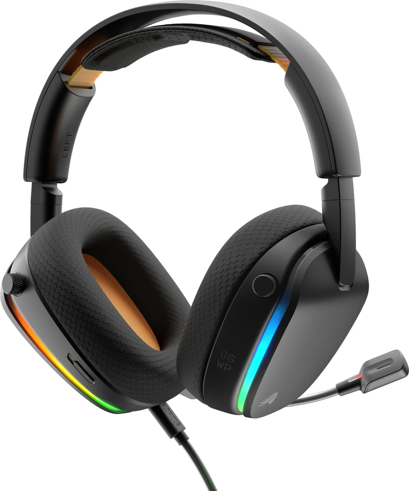 Ausinės Glorious GHS Eternal RGB Juoda (GLO-A-2PC-BLK)
