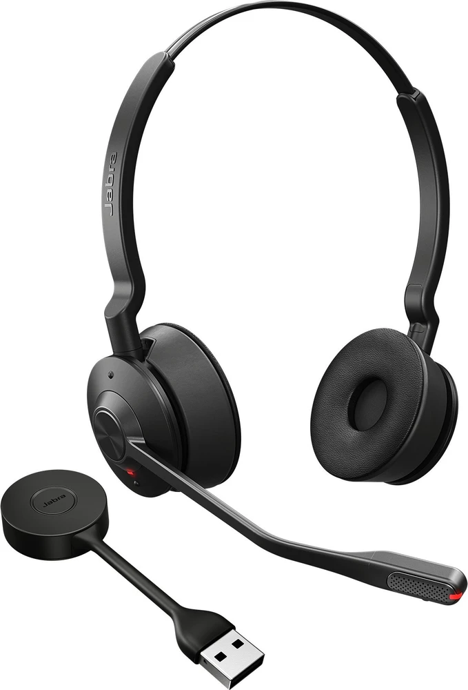 Jabra Engage 55 ausinės su USB-A adapteriu