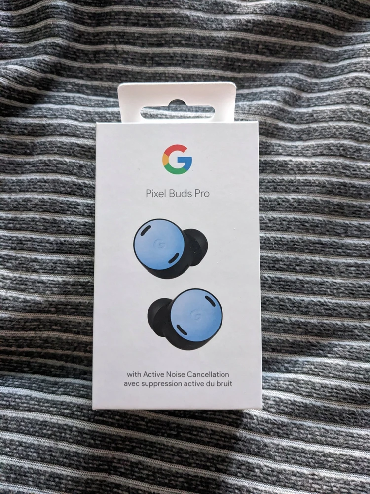 Ausinės Google Pixel Buds Pro mėlynos spalvos
