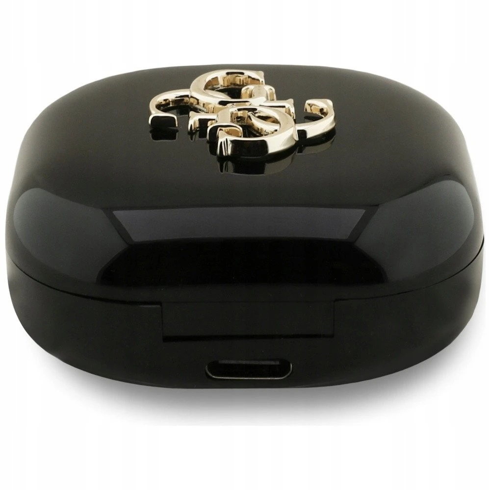TWS Guess 4G Metal Logo ausinės juodos spalvos