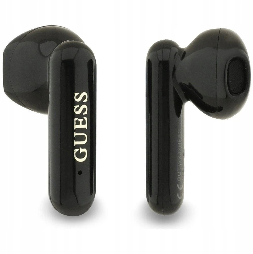 TWS Guess 4G Metal Logo ausinės juodos spalvos