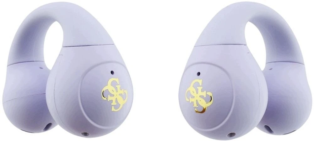 Guess Mini Classic Logo OWS belaidės ausinės violetinės spalvos