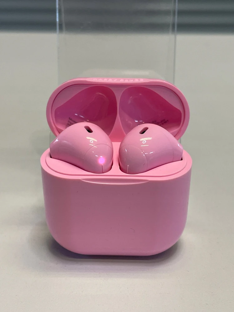 Happy Plugs Joy Belaidės ausinės, rožinės spalvos