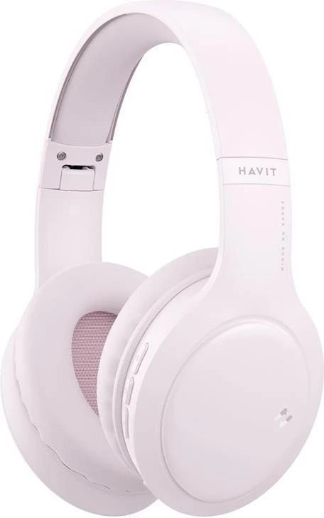 Havit H633BT - belaidės on-ear ausinės, rožinė