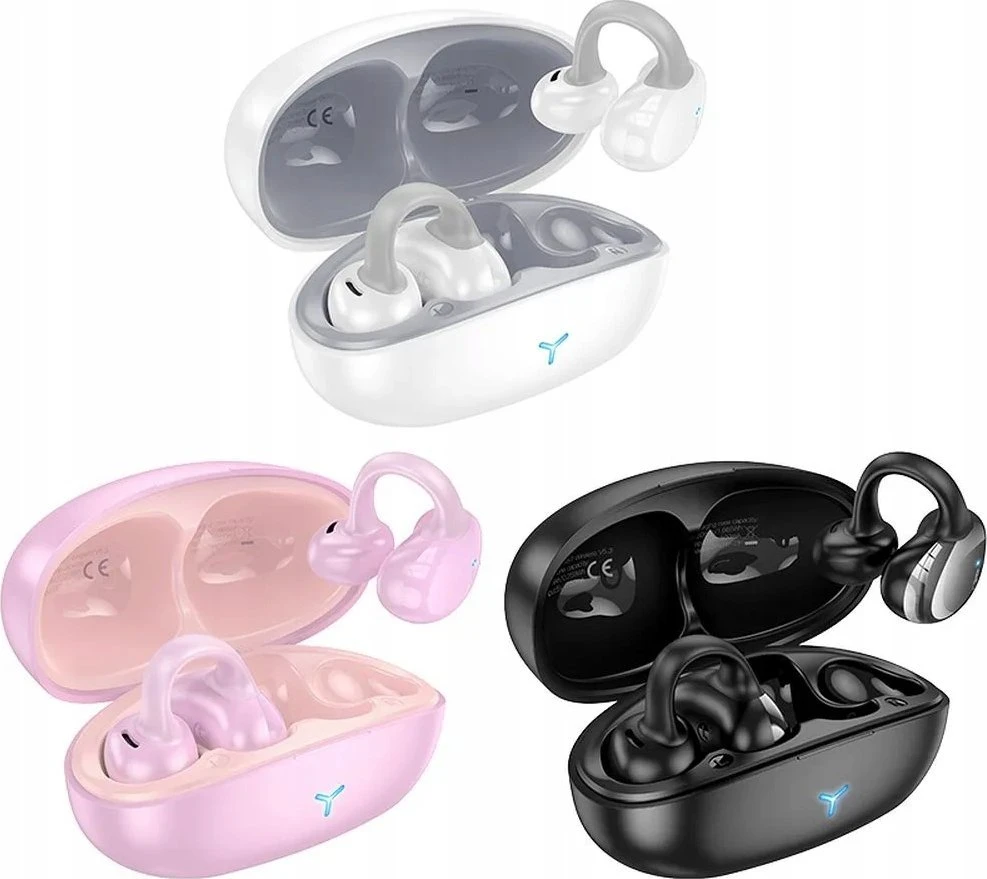 HOCO belaidės bluetooth ausinės TWS EW57 juodas