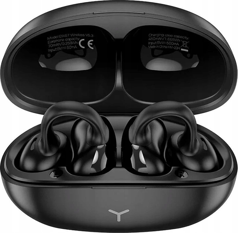 HOCO belaidės bluetooth ausinės TWS EW57 juodas