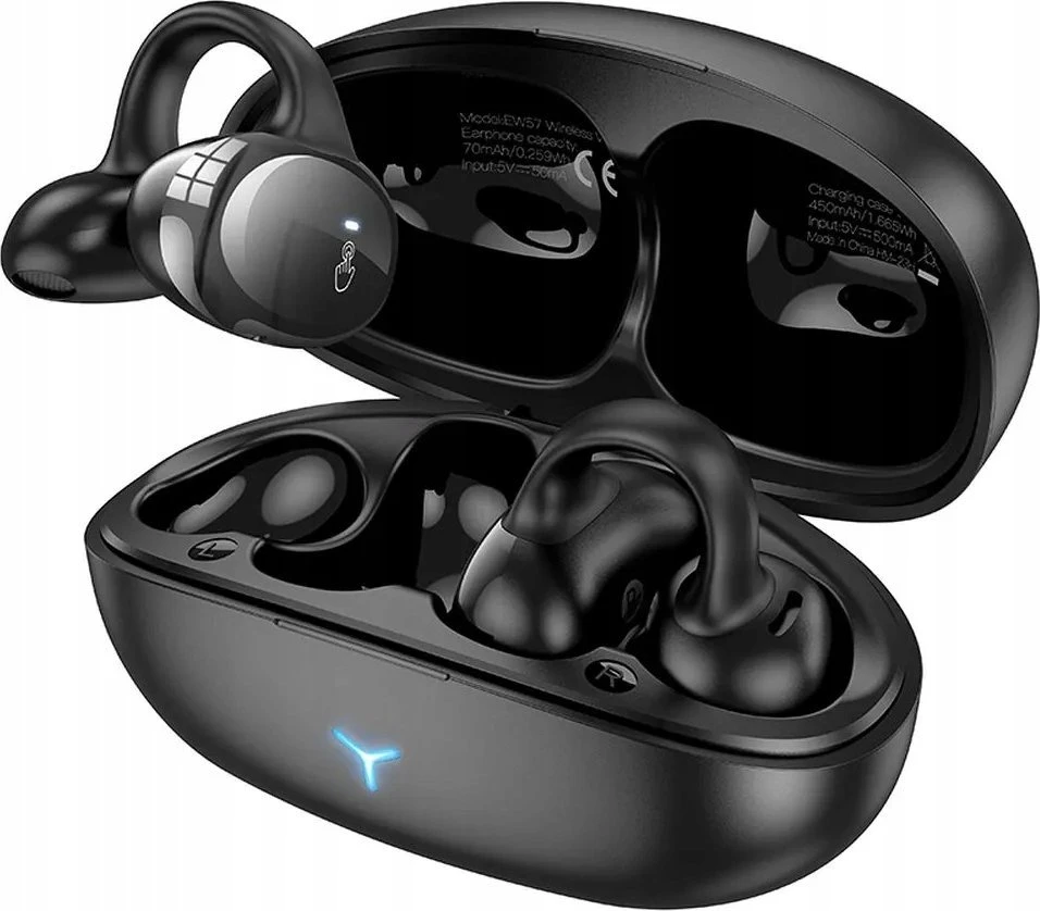 HOCO belaidės bluetooth ausinės TWS EW57 juodas