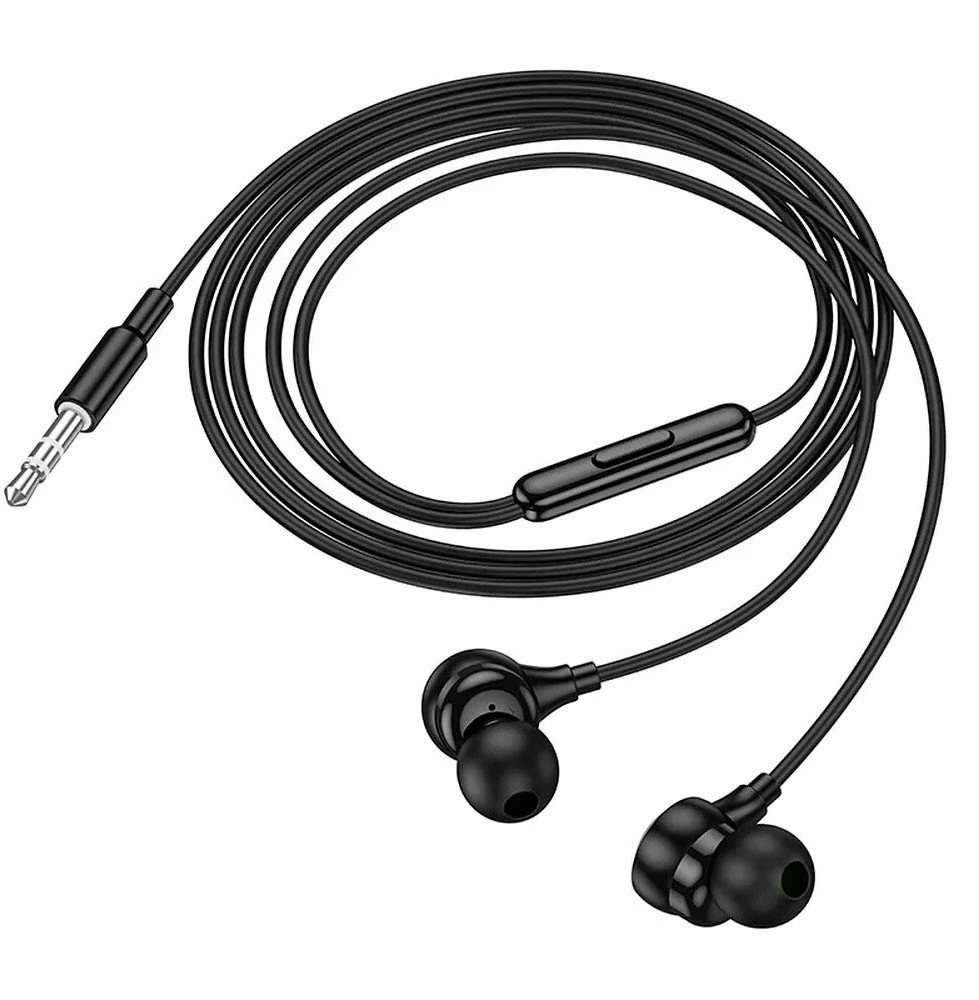 Wire ausinės Jack 3,5 mm Hoco M116 juodas