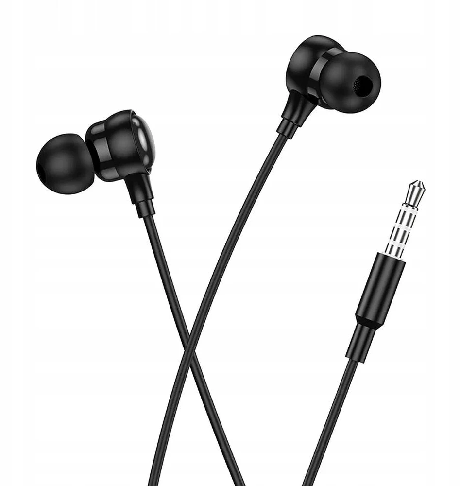 Wire ausinės Jack 3,5 mm Hoco M116 juodas