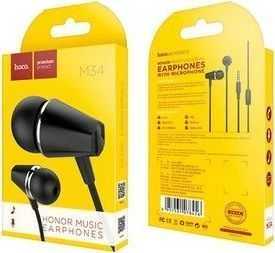 Wire ausinės Jack 3,5 mm Hoco M34 juodas