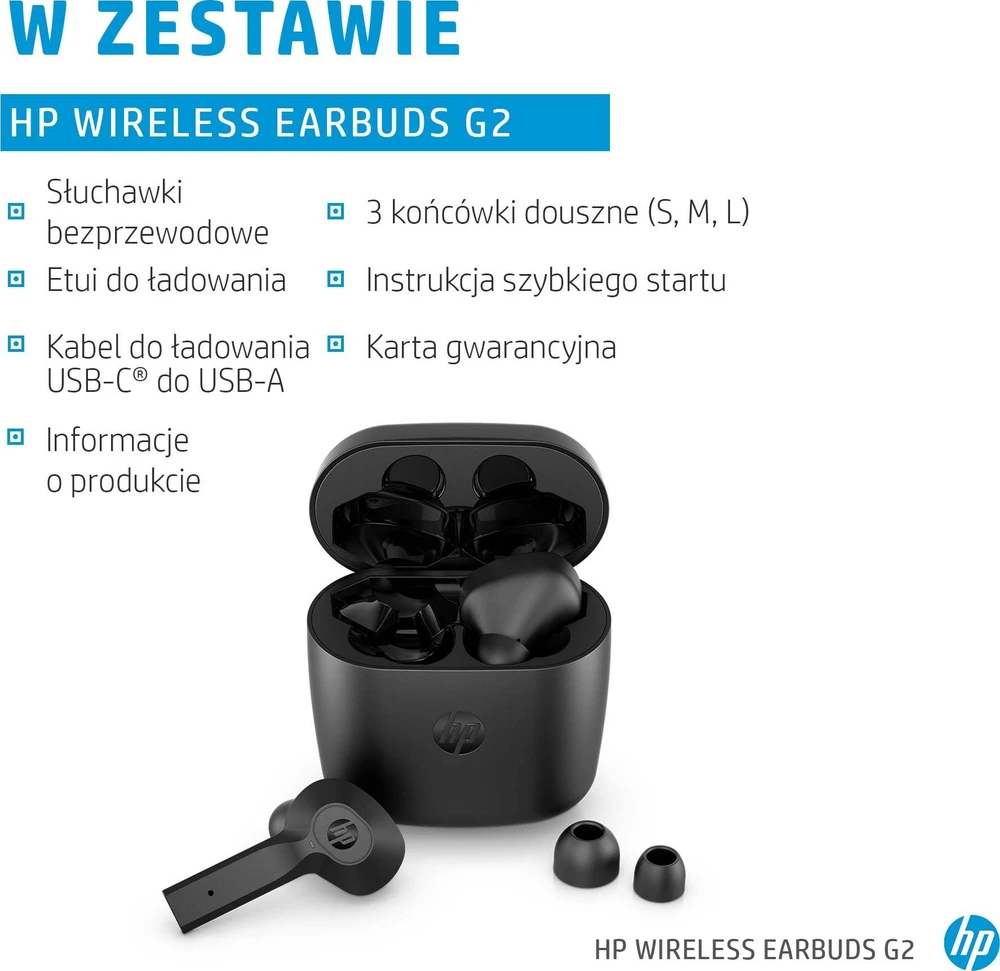 Ausinės HP Belaidės Earbuds G2 (169H9AA)
