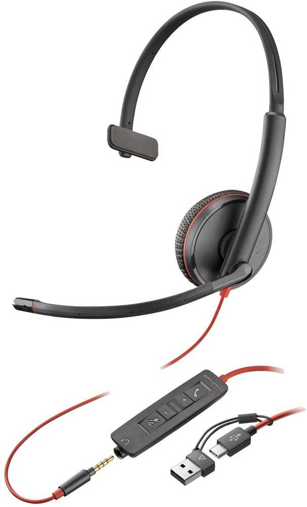 Ausinės HP Blackwire 3215 Vienpusės USB-C