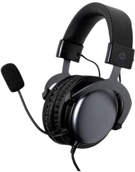 HP DHE-8005N ausinės su mikrofonu, wirowa, juoda, 2.0, lit, 3,5 mm lizdas + USB