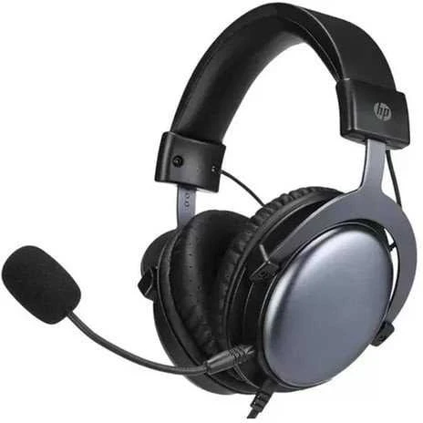 HP DHE-8005N ausinės su mikrofonu, wirowa, juoda, 2.0, lit, 3,5 mm lizdas + USB