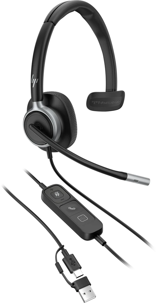 HP POLY MISSION 615 MONAURAL - USB WIRED Ausinės
