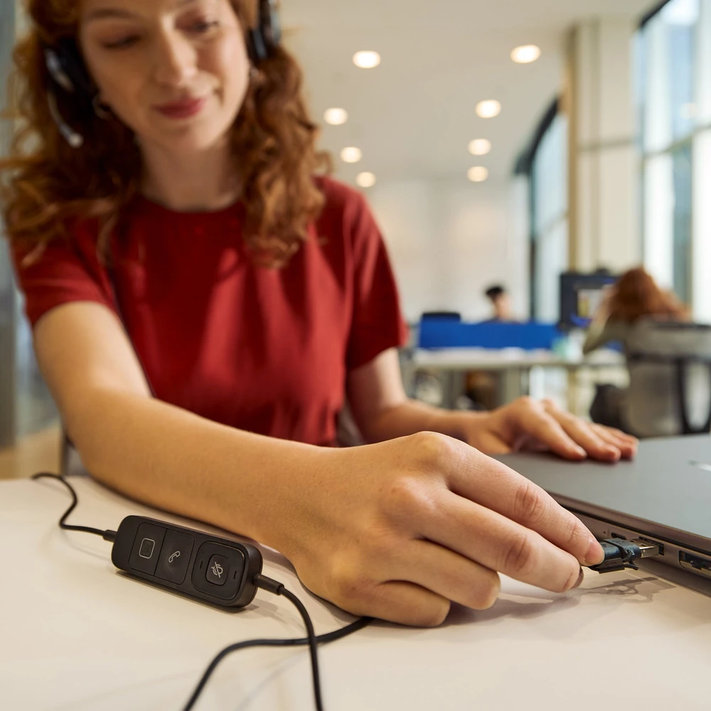 HP POLY MISSION 625 STEREO USB - WIRED Ausinės (BULK)