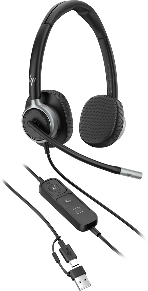 HP POLY MISSION 625 STEREO USB - WIRED Ausinės (BULK)