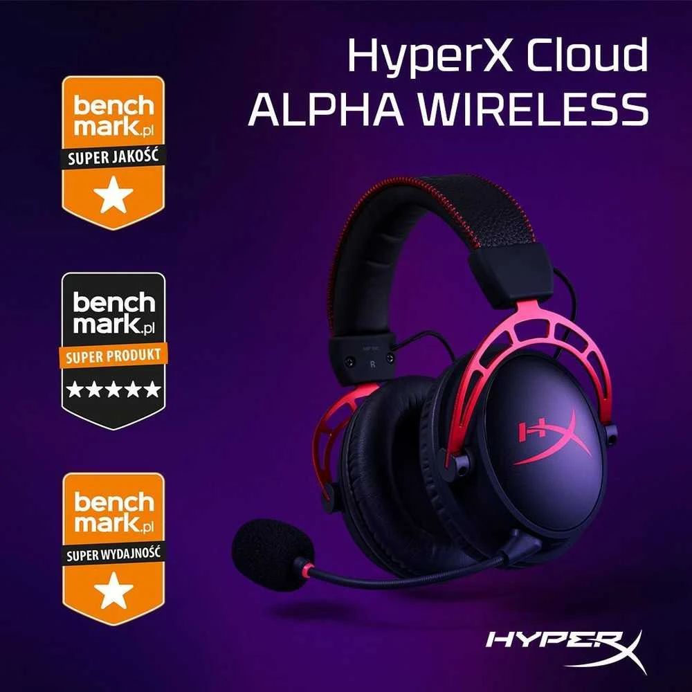 Belaidės Žaidimų Ausinės HyperX Cloud Alpha Wireless