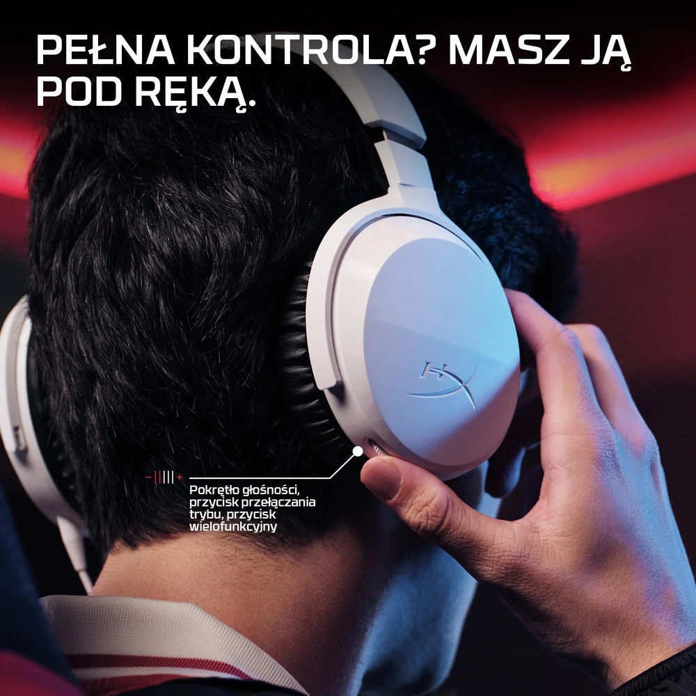 HyperX Hewlett Packard (HP) „Cloud Stinger 3“ – belaidės žaidimų ausinės, juodos