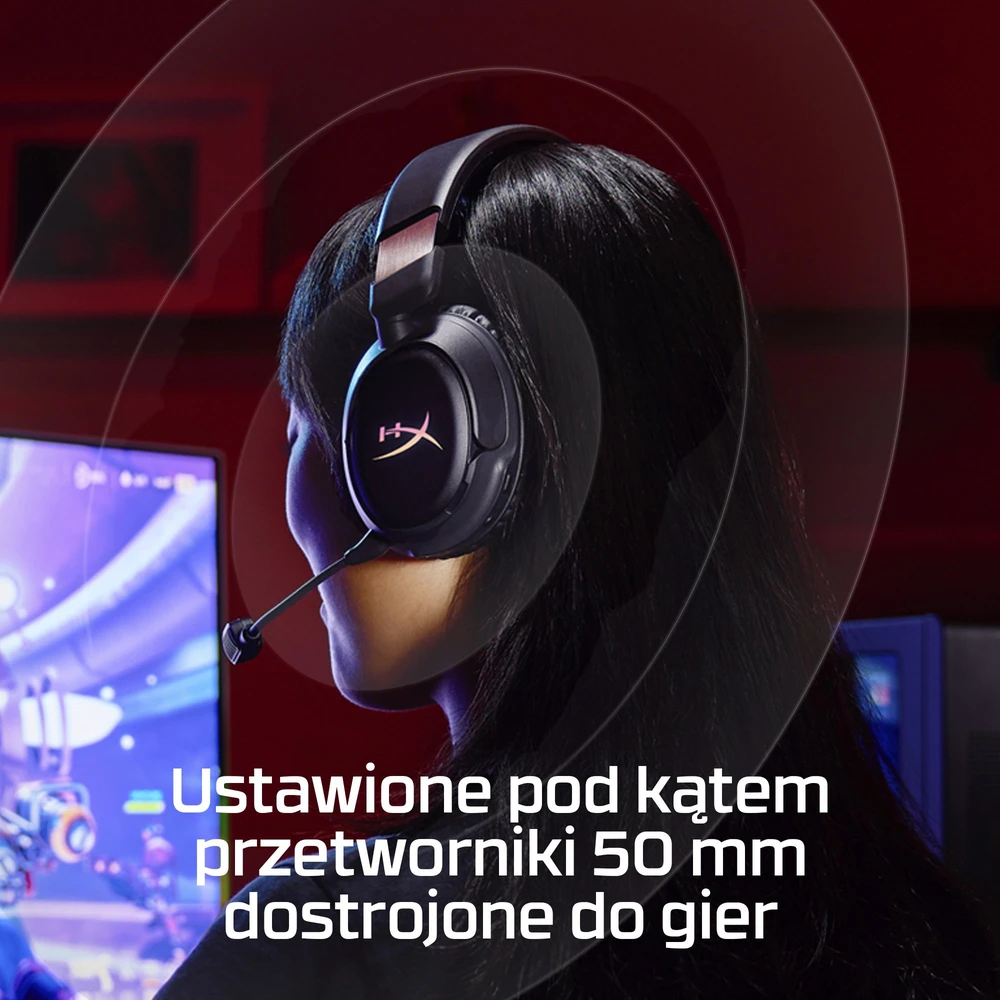 Ausinės HyperX Cloud Flight 2 Belaidės juoda