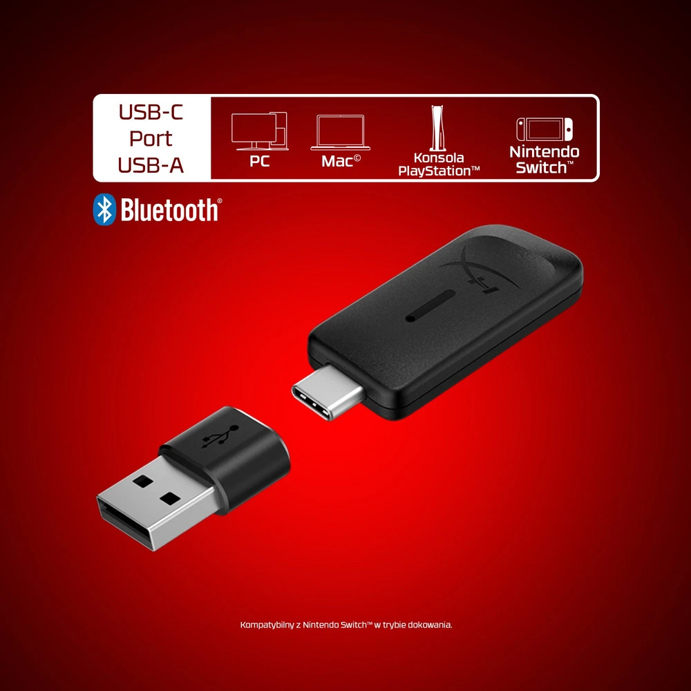 Ausinės HyperX Cloud Flight 2 Belaidės juoda