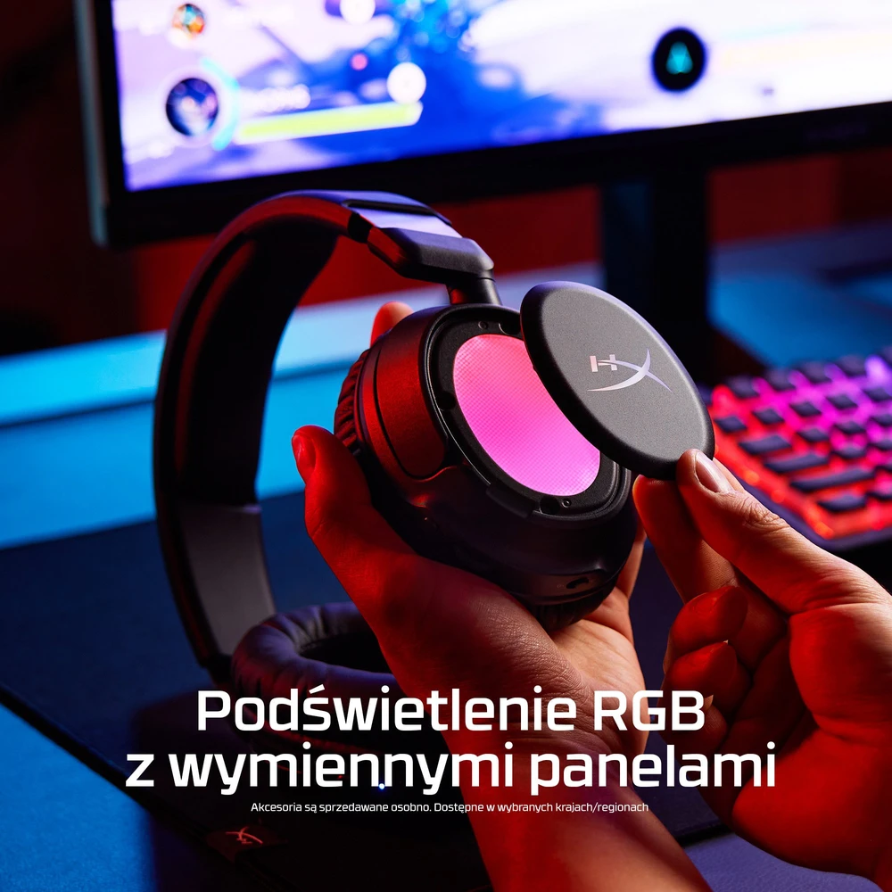 Ausinės HyperX Cloud Flight 2 Belaidės juoda