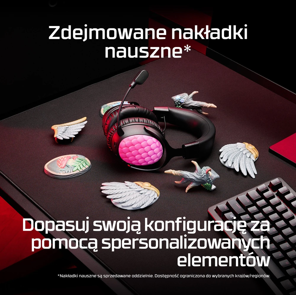 HyperX Cloud III S Belaidės Juodas (Juodos) Belaidės Žaidimų Ausinės