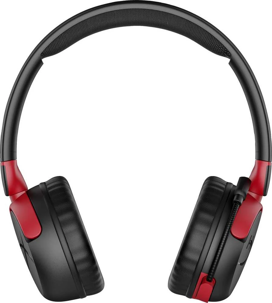 Belaidės žaidimų ausinės HP HyperX Cloud Mini (7G8F1AA), Juodos ir raudonos spalvos