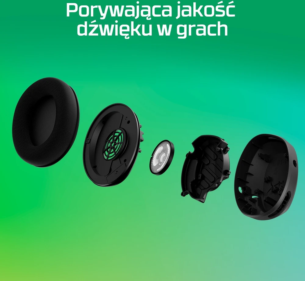HyperX CloudX Stinger 2 Core Gaming žaidimų ausinės, skirtos Xbox konsolėms, Baltos