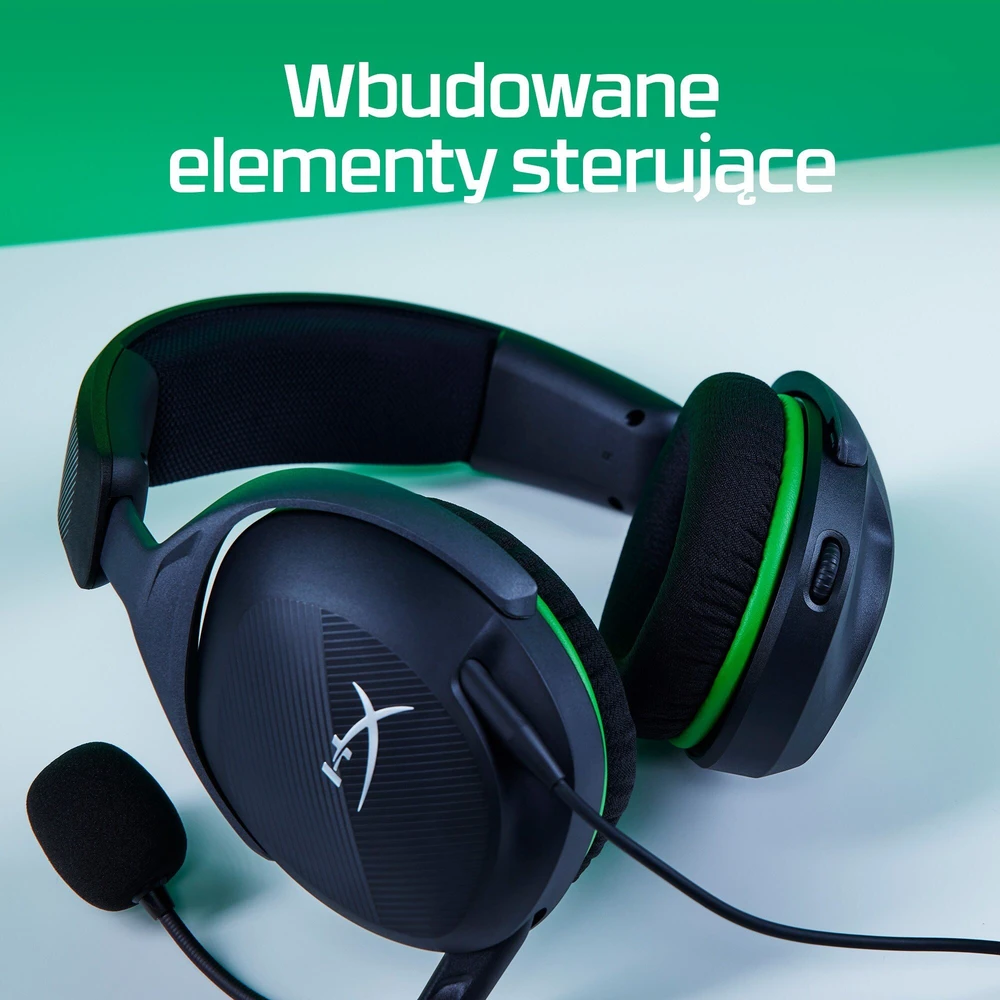 HyperX CloudX Stinger 2 Core Gaming žaidimų ausinės, skirtos Xbox konsolėms, Baltos