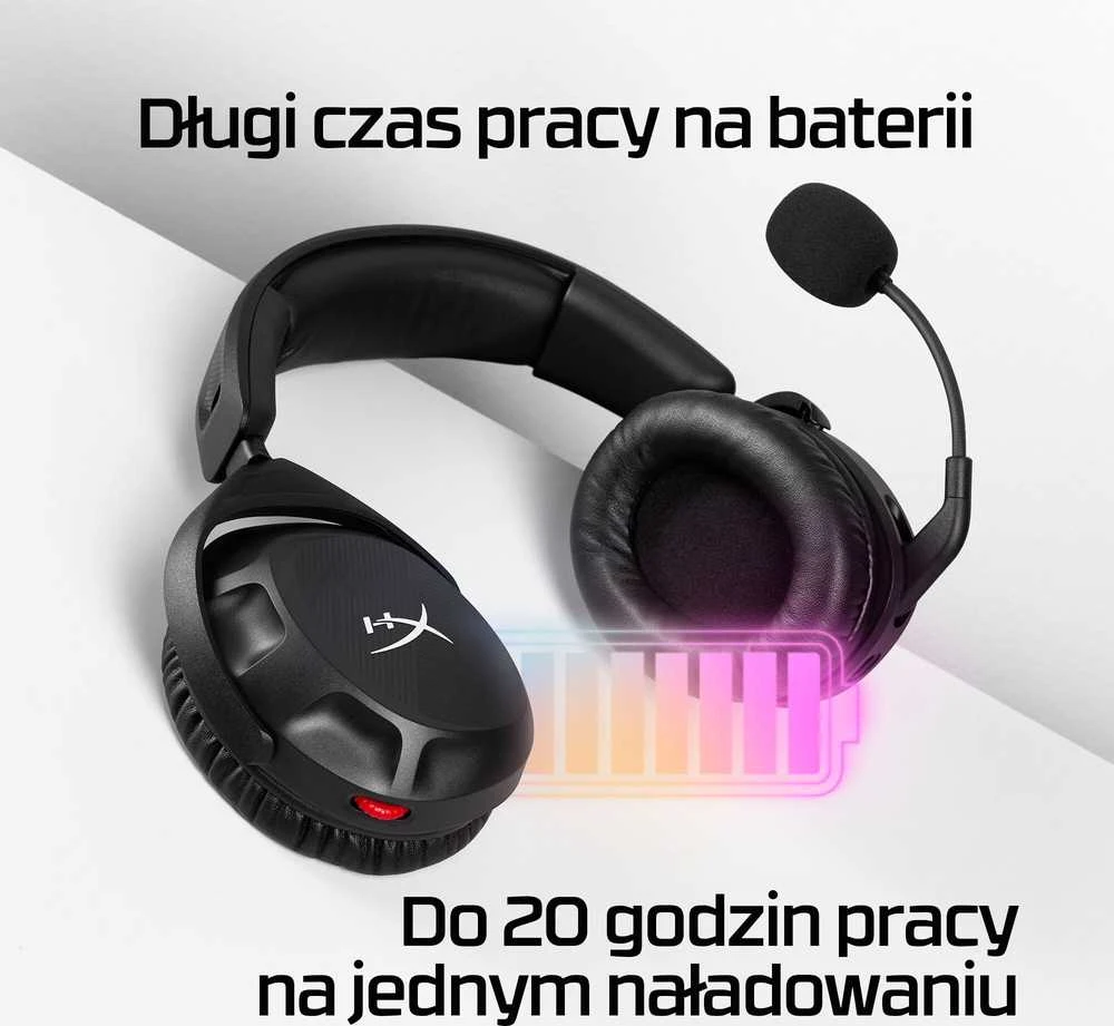 Žaidmų ausinės HyperX Cloud Stinger 2, Belaidės