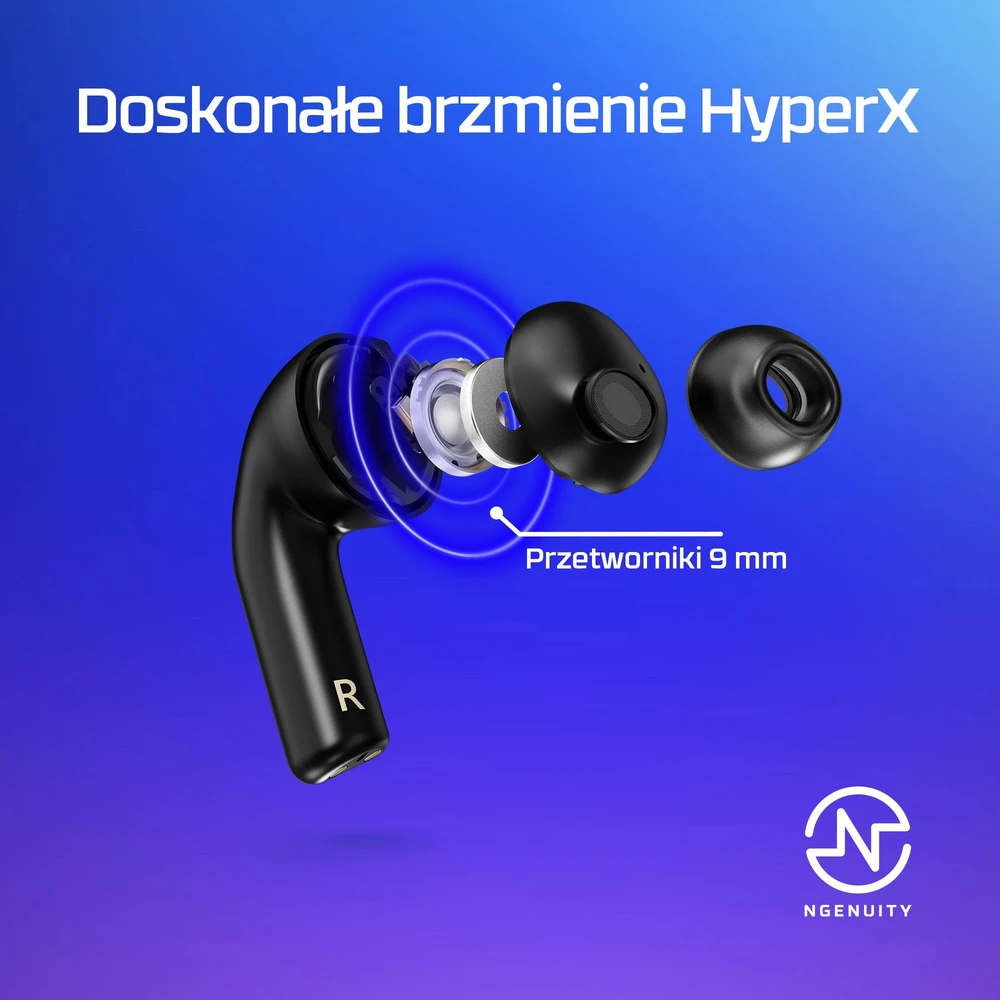 Ausinės HyperX Mix Buds 2 Juoda (7D0A4AA)