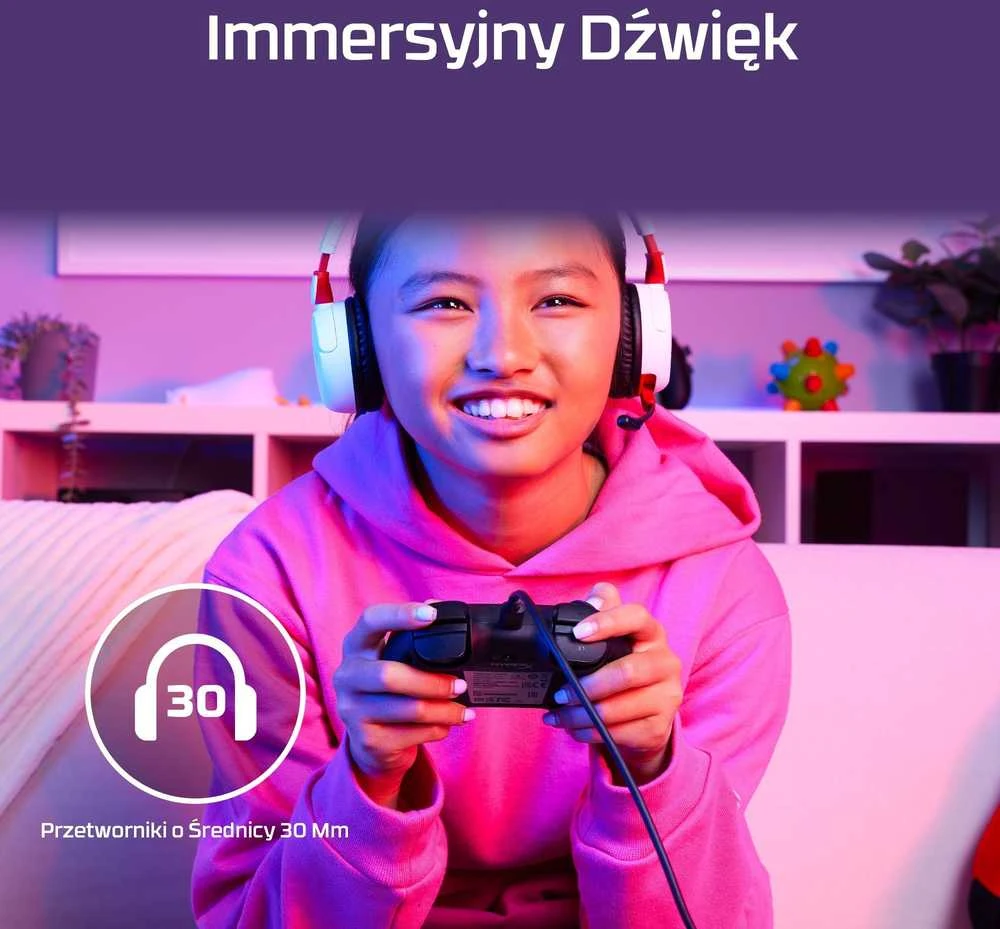 Hewlett Packard (HP) HP HyperX Cloud Mini Belaidės WHT Ausinės