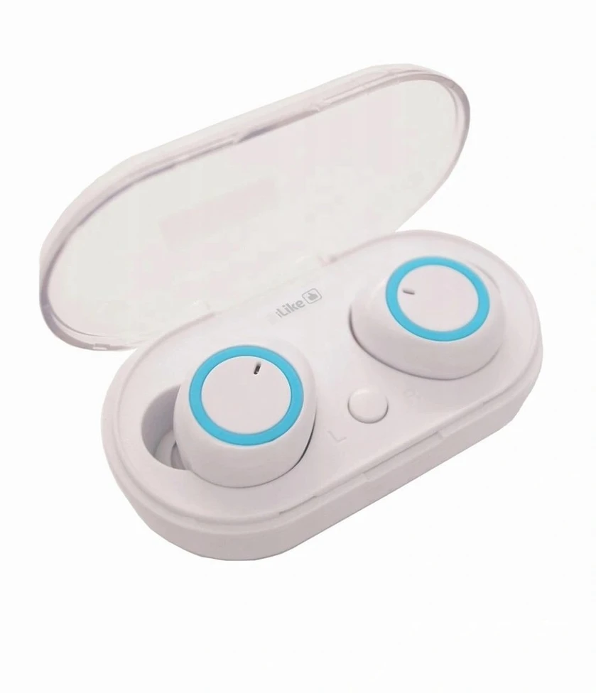 Ausinės iLike Belaidės Bluetooth ausinės IBE01 Baltos (IBE01WH)