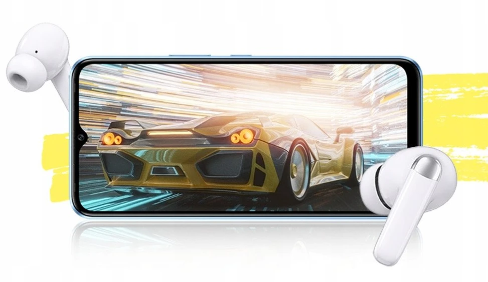 Infinix Buds Neo XE26 į ausis įdedamos ausinės, baltos