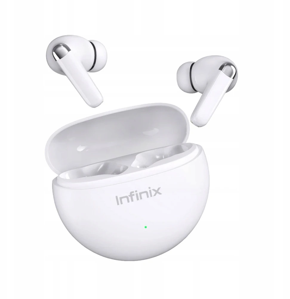 Infinix Buds Neo XE26 į ausis įdedamos ausinės, baltos