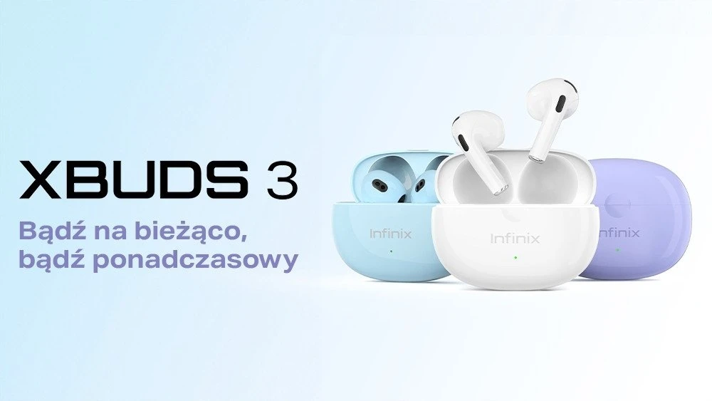 Įstatomos į ausis (į ausis įkišamos tipo) ausinės Infinix XBuds 3 XE31 violetinė