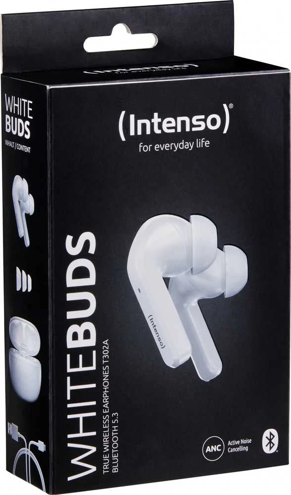 Ausinės BUDS T302A/Baltas 3720302 INTENSO