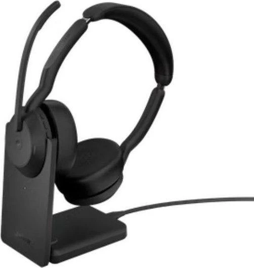 Jabra Evolve2 55 stereo ausinės su įkrovimo stovu
