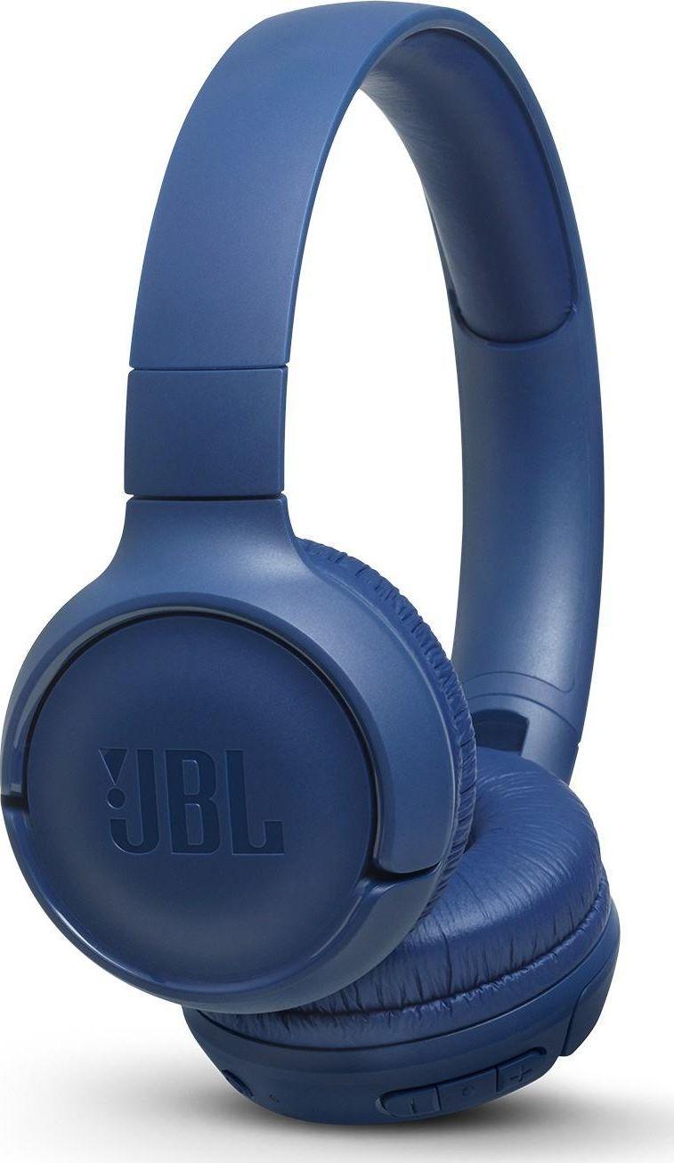 Lengvos ir patogios belaidės Ausinės JBL Tune 500BT Pure Bass sound su  mikrofonu mėlynos | Varle.lt