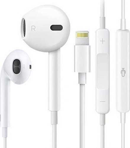 JELLICO su laidu ausinės EP2A Lightning su mikrofonu 1.2M Baltas