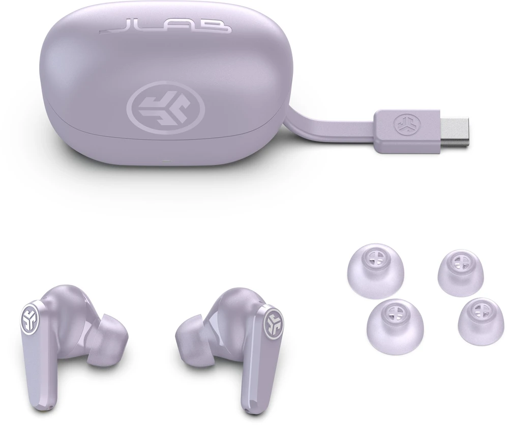 Ausinės Jlab Go Pods ANC Violetinė
