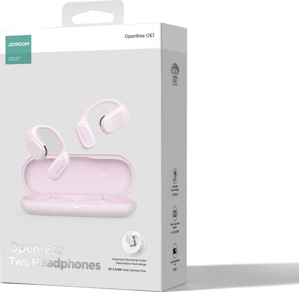 Belaidės atviros ausinės Joyroom JR-OE1 (rožinė)
