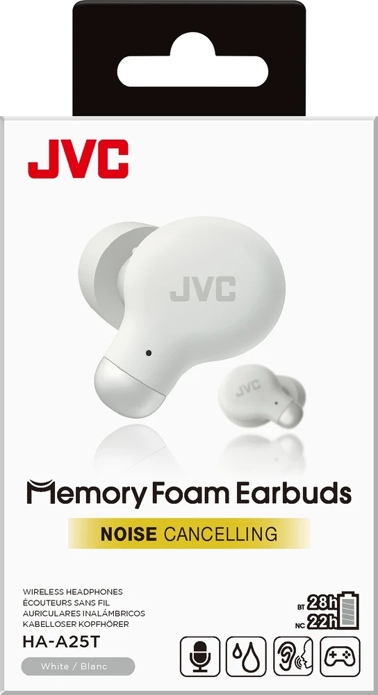 Ausinės JVC HA-A25T Baltas (HA-A25T-W-U)